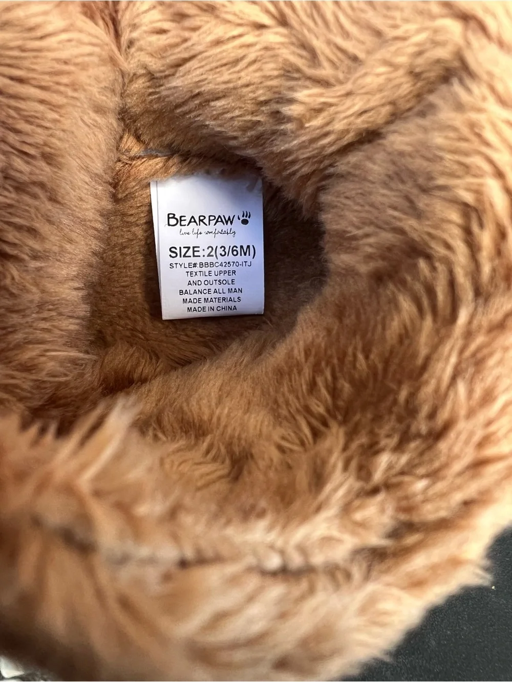 Bearpaw Baby Booties  Size 2 (3-6M)